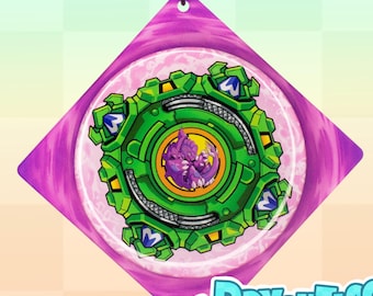 Draciel Beyblade draaiende sleutelhanger