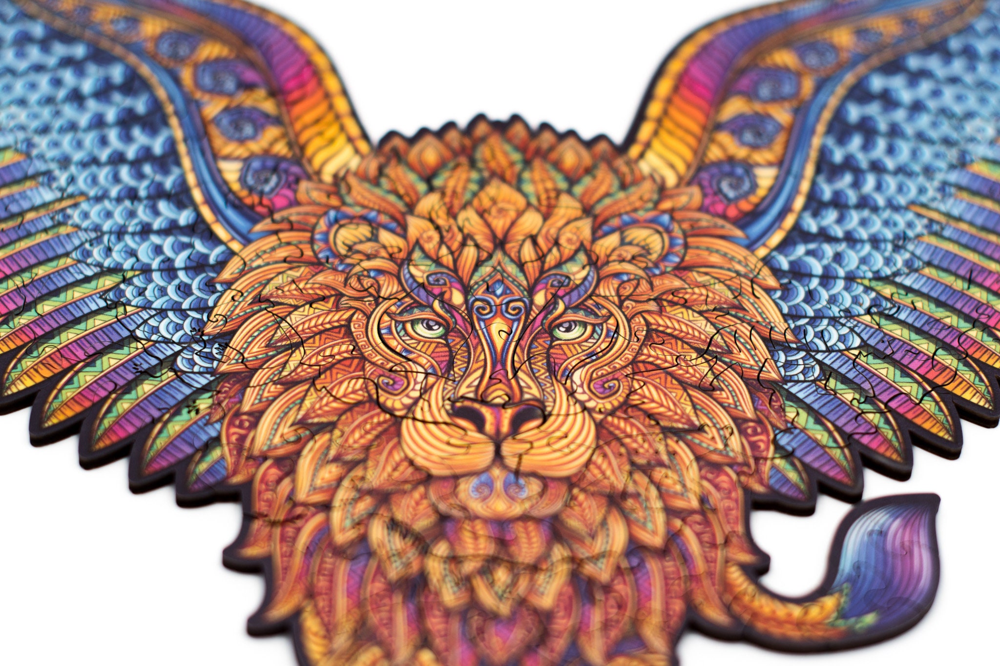 Wooden Jigsaw Puzzle LEO WINGED LION 170 pcs. Best | Etsy