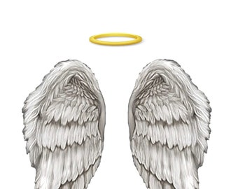 Add halo and wings