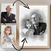 Add deceased someone to photo - Custom gift and memorial - Deceased loved one gift - Add Person to Photo - Combine Photos - Gift for Dad Mom 