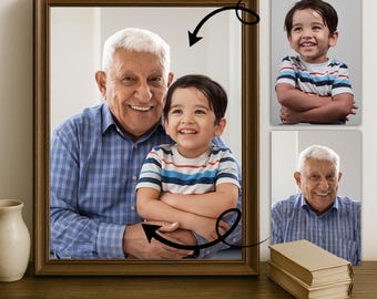 Realistic Photo Merge • Add loved one to Picture • Custom Memorial Portrait • Combine Photos