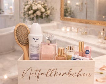 Cesta de emergencia para bodas, decoración de bodas, regalo de bodas, idea para bodas, cesta de aseo para bodas, accesorios de boda, kit de emergencia para bodas