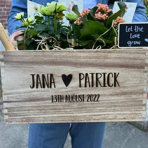 Hochzeitskiste, Geschenkekiste, Brautpaar, Geburtstag, taufe, Einschulung, Geschenkidee