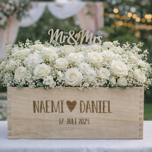 Wedding box, gift box, bride and groom, birthday, baptism, school enrollment, gift idea, personalized wedding gift, retirement