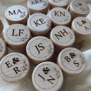 Personalized Wine Bottle Stopper Cork Wine Bottle Stopper Wedding Favor Birthday Initials Wine Gift Idea