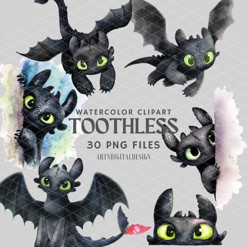 Toothless Cards Toothless Birthday Cards - Etsy