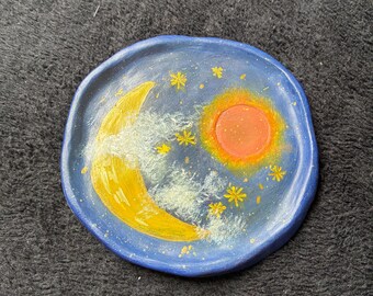 Porte-encens lune/soleil