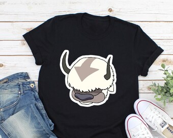 Anime T shirt Appa Cosplay Appa Avatar fan tee Avatar The Last Airbender Shirt Appa Illustration Shirt