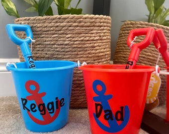 Personalised Bucket and Spade gift Set| Customised Fun for Every Adventure|Beach toys| Sand toys| Water toys| Gift| Personalised gift