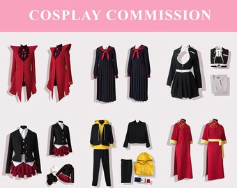Cosplay costumes commission. High quality
