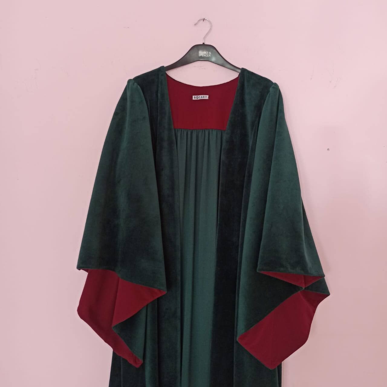 Custom Green Velvet Witch Robe MADE TO ORDER Etsy