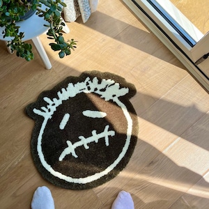 Custom Cactus Jack Hand Tufted Accent Rug - Handmade Decor Custom Cactus Jack Hand Tufted Accent Rug - Handmade Decor
