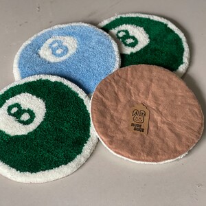 Custom 8 Ball Tufted Rug Handmade Decor Personalised Gift image 7