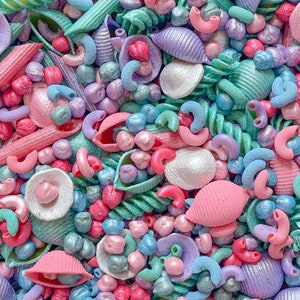 Mermaid Coral Reef | Pasta Coral Reef | Mermaid Play | Mermaid Pasta Coral Reef | Sensory Play | Summer Play | Sensory Bases | Tuff Tray