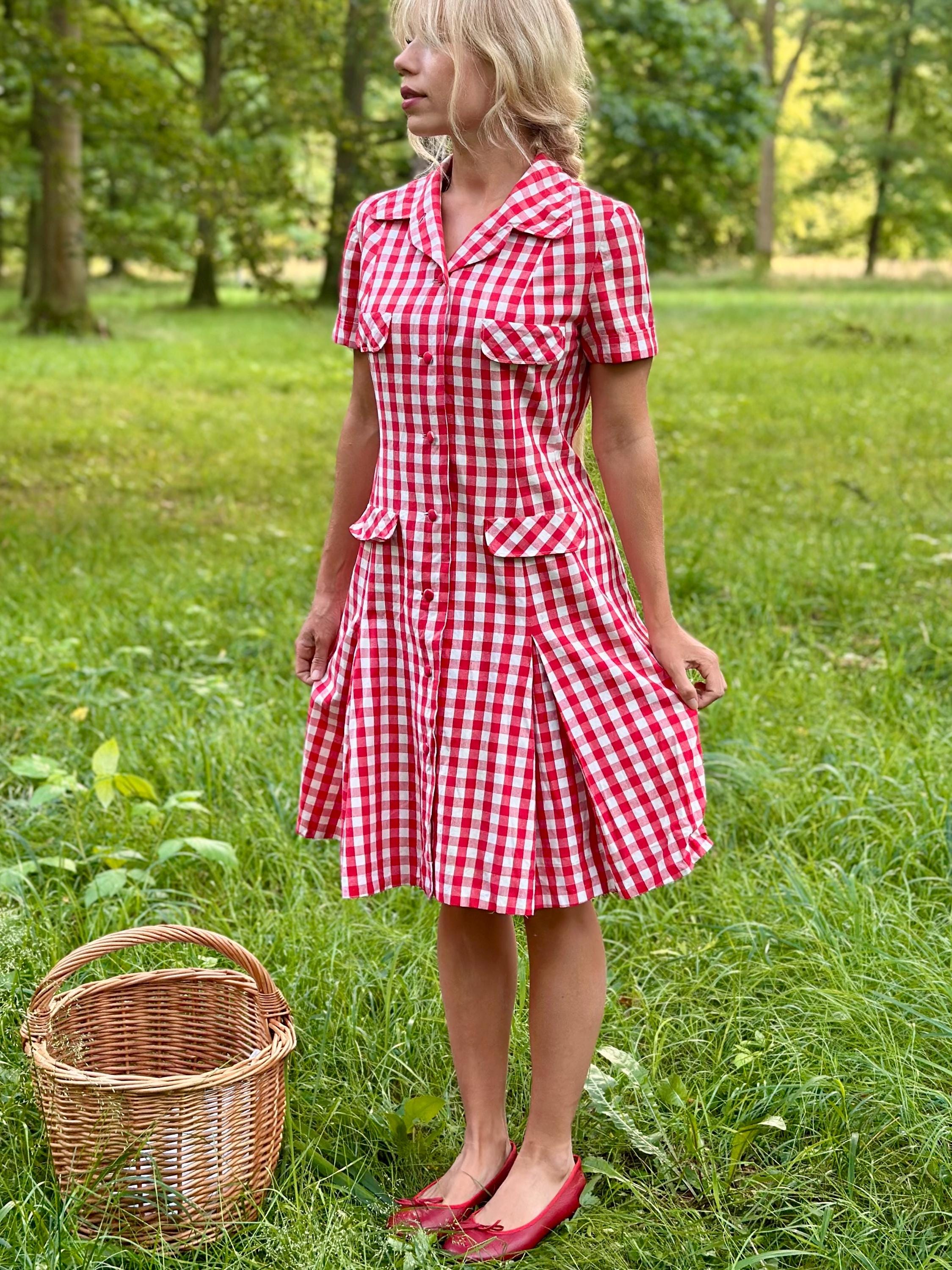 Pin Up Vestiti A Quadretti Vichy Vintage Vichy Dress Italia