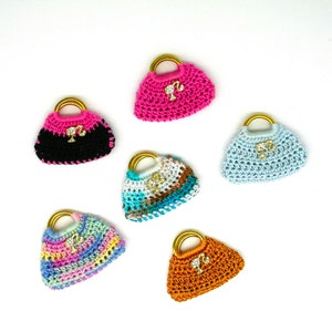 Fancy Crocheted Purses for Fashion Dolls