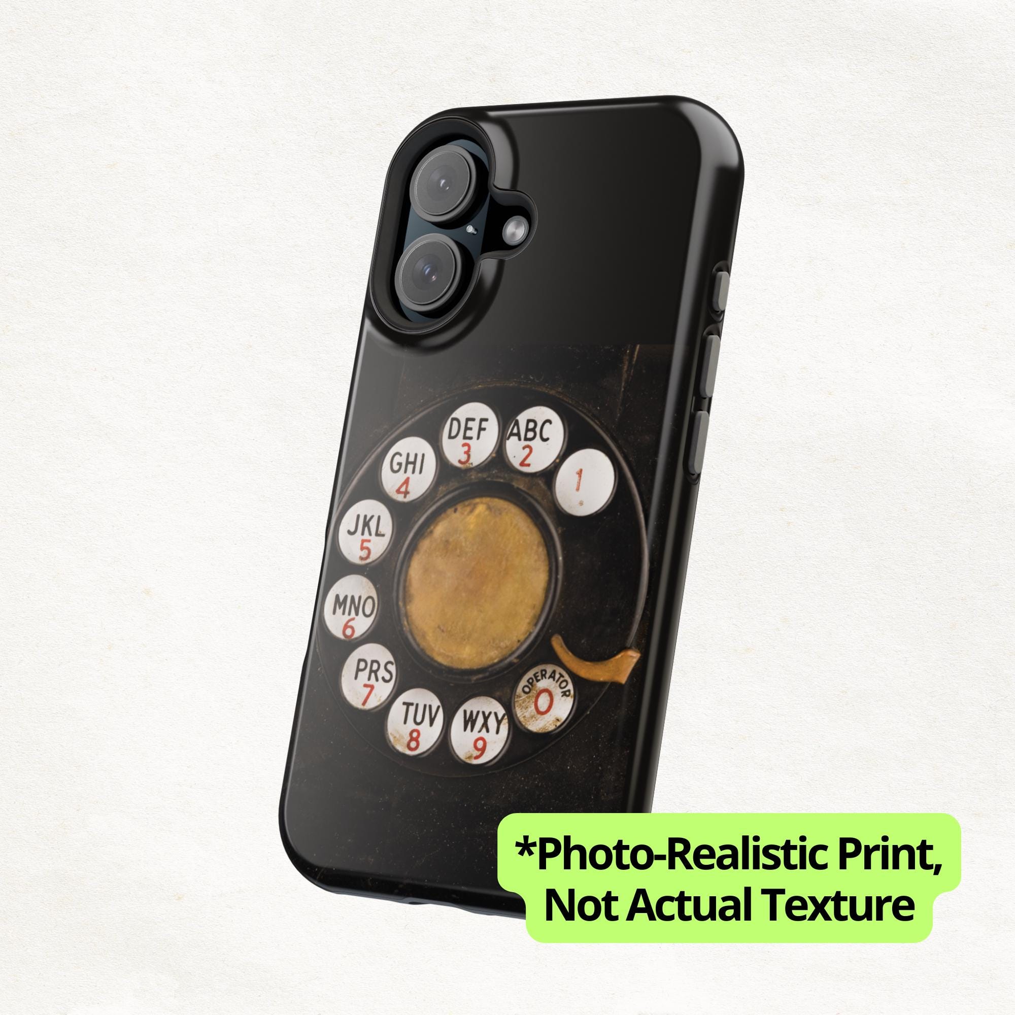 Rotary Dial Retro Phone Case, Old Phone iPhone Vintage Wireless