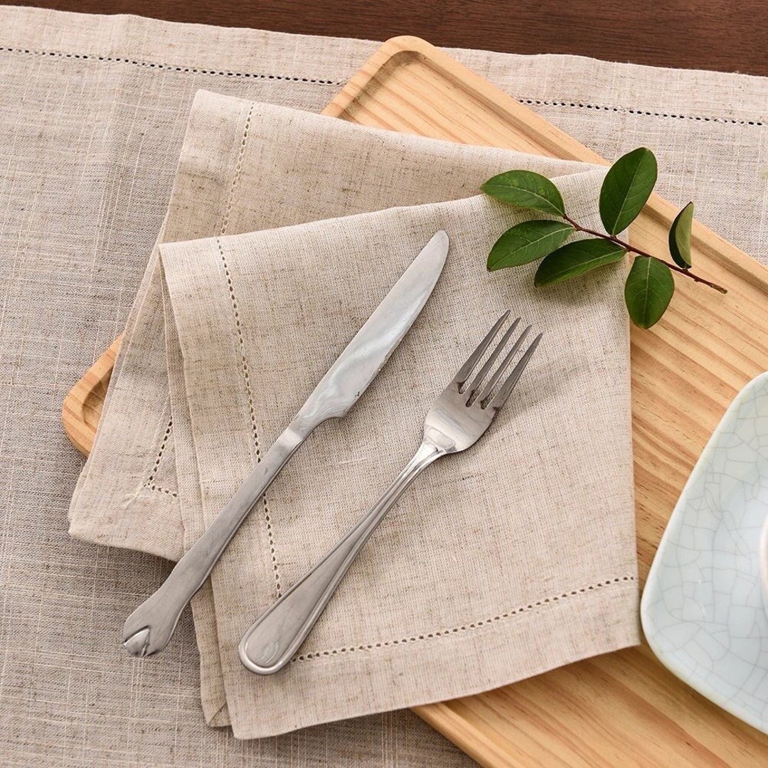 Cotton Napkins/table Napkins/dining Napkins/wedding Napkins/hemstitched