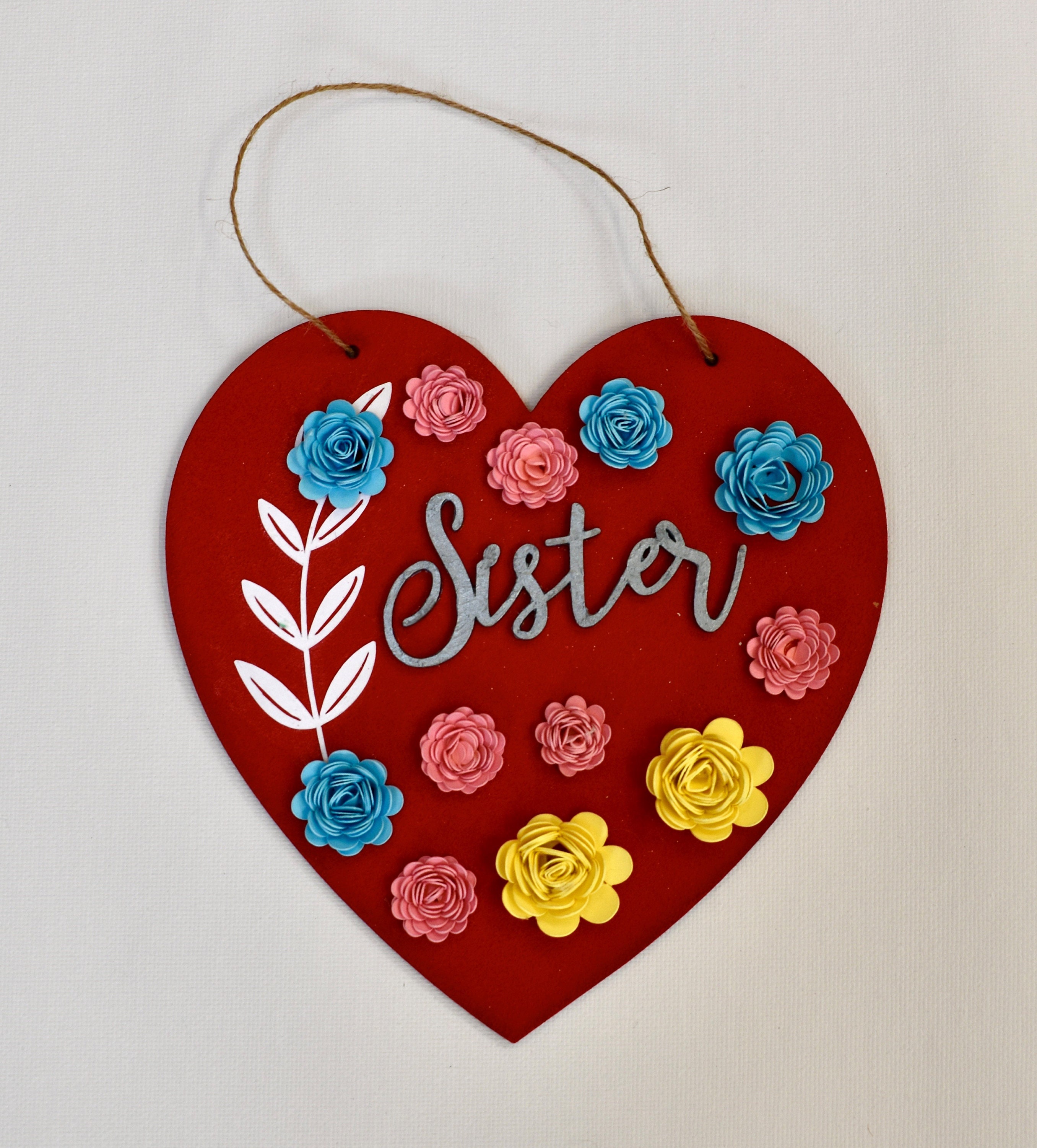 Wooden heart plaque personalised. Free UK P&P | Etsy