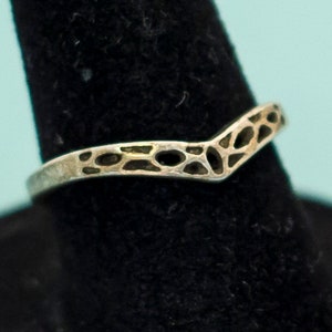 Vintage Sterling Silver Ring Size 7 E19