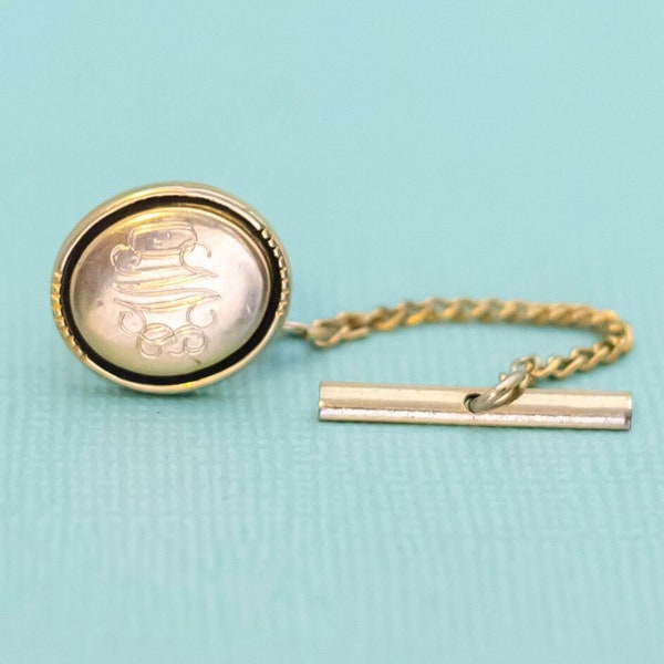 how to wear a vintage tie pin