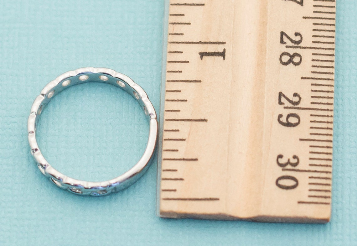 Vintage Silver Tone Ring Size 7 by Avon E19 - Etsy