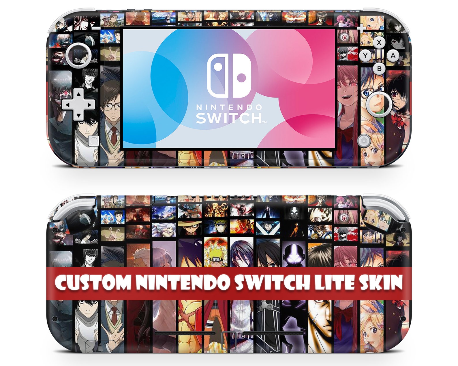 create-your-own-anime-nintendo-switch-lite-skin-custom-design-etsy