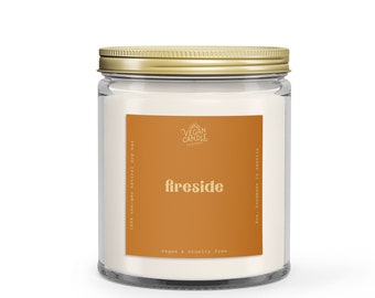 Fireside 9oz. Vegan Eco Friendly Candle