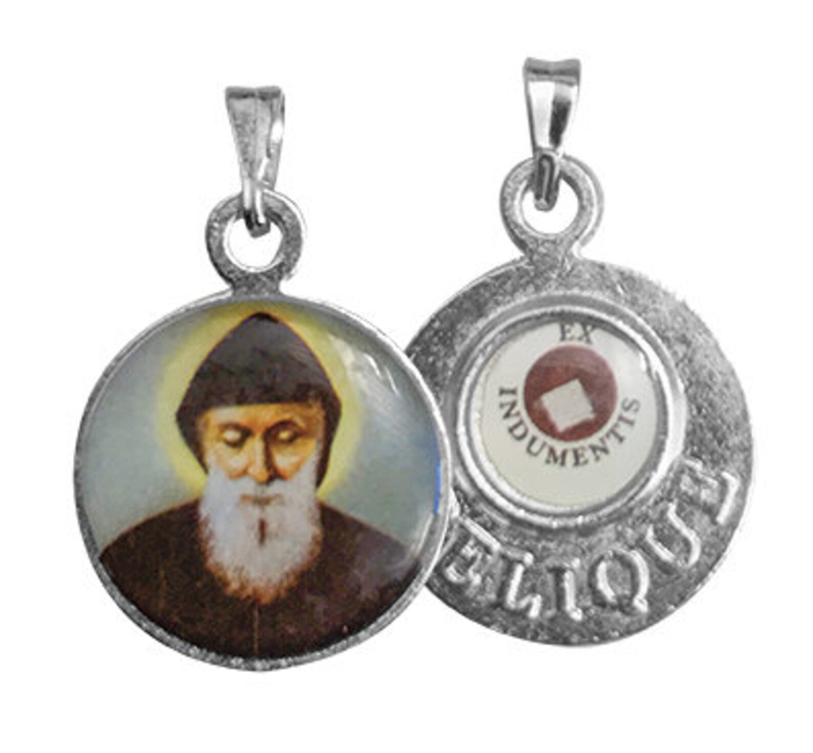 Saint Charbel Relic Medal Etsy Australia