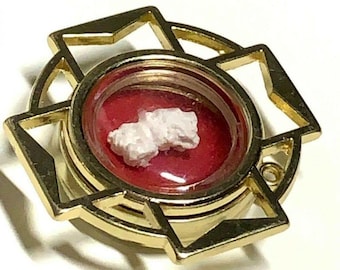 Real St. Michael Relic Stone – Gargano Holy Grotto Catholic Gift