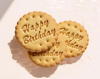 Happy Birthday Stamp | Embosser, Cookie Stamp