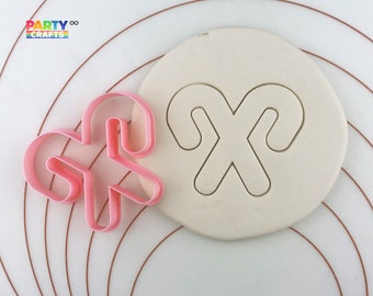 Double Candy Cane cookie cutter | Christmas cookies Cutter | Winter cookies Cutter | Winter party favors | Candy Cane Cutter
