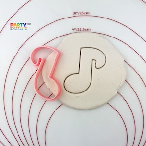 Music Note Cookie Cutter/Multi-Size | Music Birthday Party Decorations Cookie Cutter