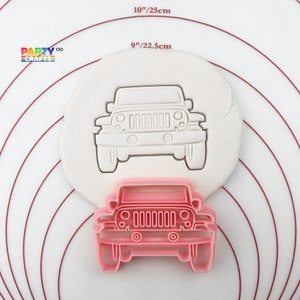 SUV Truck Cutter cookie cutter | vehicle cookie | caravan automobile Cookie Cutter | vehicle birthday party cookie DIY