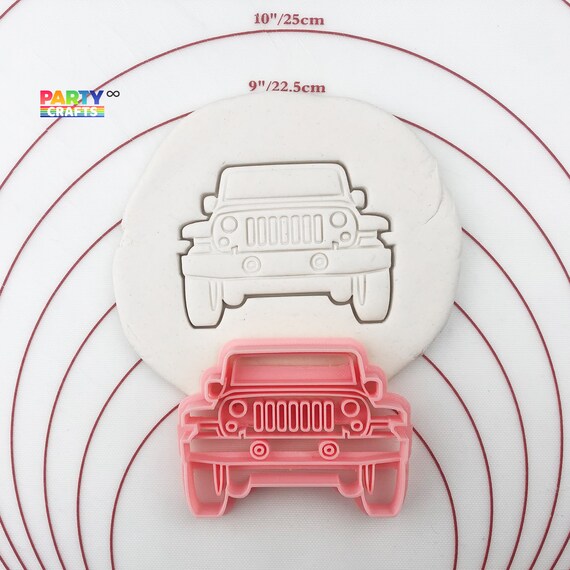 Jeep Truck Cutter cookie cutter | vehicle cookie | caravan automobile Cookie Cutter | vehicle birthday party cookie DIY