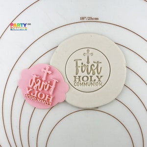 First Holy Communion Embosser Fondant Cookie Biscuit Stamp |  First Holy Communion Cake Decorating Icing