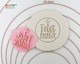 First Holy Communion Embosser Fondant Cookie Biscuit Stamp |  First Holy Communion Cake Decorating Icing