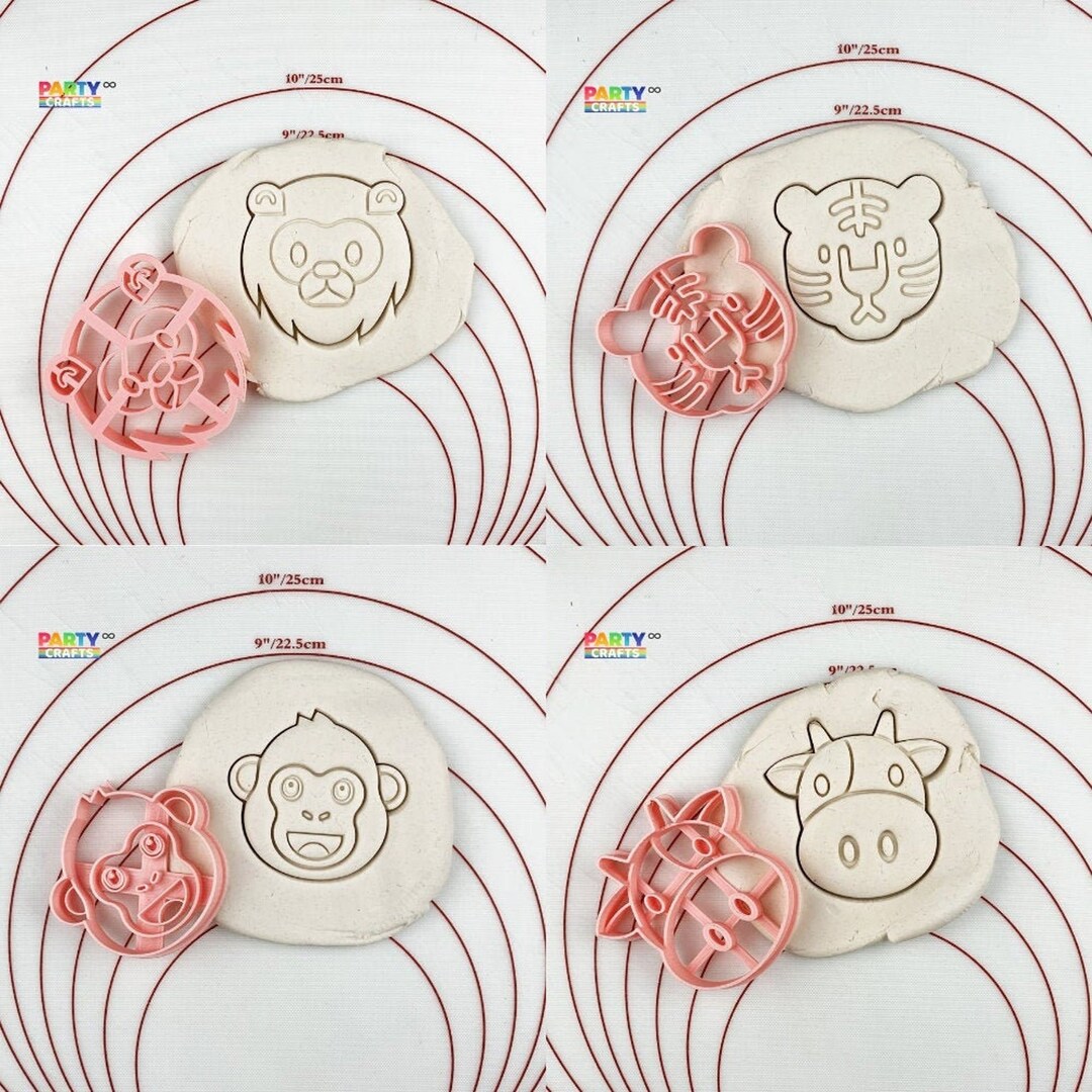 Jungle Theme Cookie Cutter Wild One Theme Cookie Cutters Tiger/lion