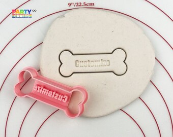 Gepersonaliseerde koekjesvorm voor hondenbot | Aangepaste verjaardagsdecoratie puppy