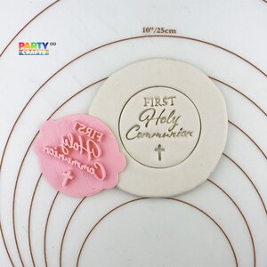 First Holy Communion Embosser Fondant Cookie Biscuit Stamp |  First Holy Communion Cake Decorating Icing