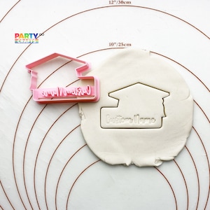 Personalized Graduation Cap Plaque Cookie Cutter with Name | Cookie tool | biscuit cutter | Birthday gift | Gift | Crown | Royal