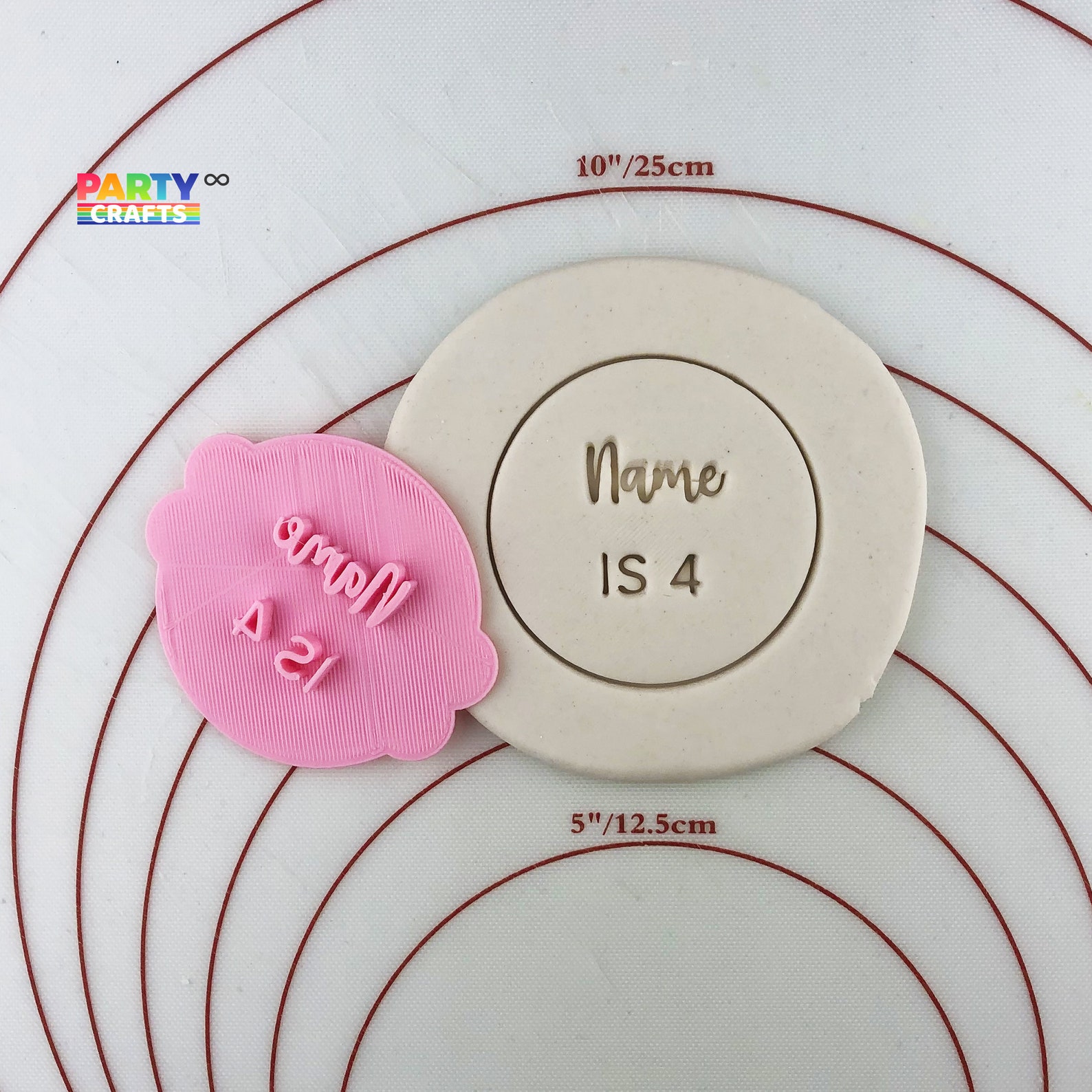 Custom Birthday Cookies Fondant Embosser Stamp Set Custom Etsy