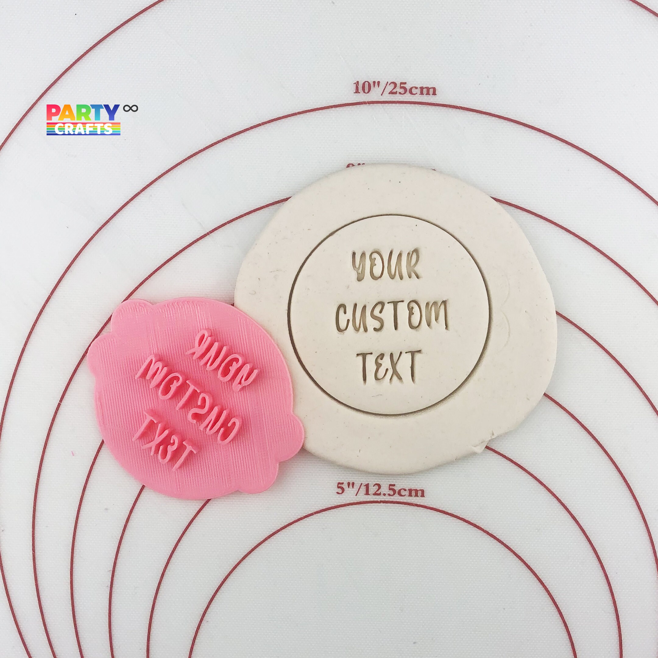 Custom Wedding Cookie Embosser Fondant Stamp Personalized Etsy