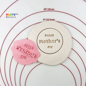 Happy mother&#39;s day cookie stamp | Happy mother&#39;s day Cookie Fondant Embosser | Happy mother&#39;s day Embosser Stamp | Mother‘s day stamp