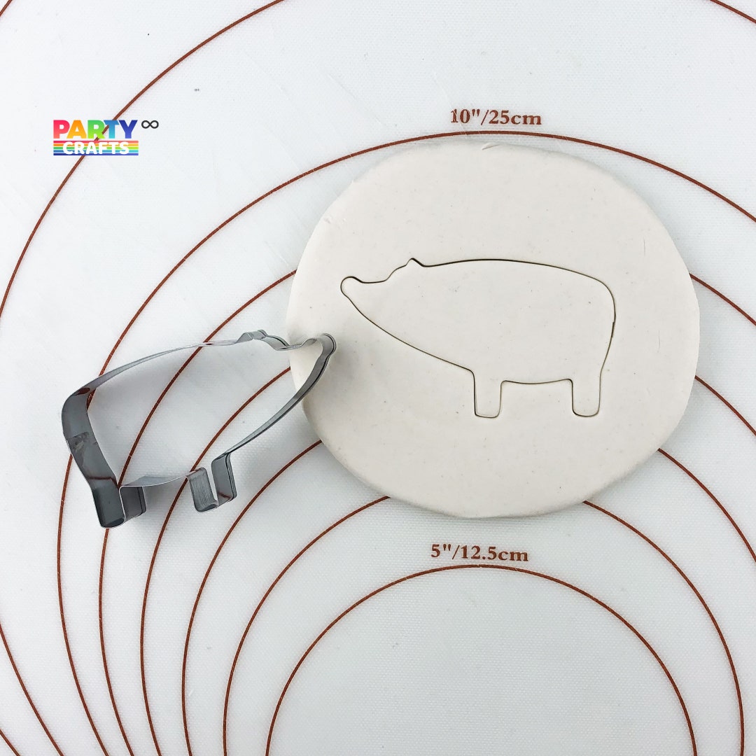 Pig Cookie Cutter Piggy Shaped Cookies Treats Diy - Etsy