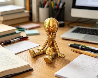 Articulated Soccer Desk Buddy: Poseable World Cup Toy, Office Decor Souvenir 2026 world cup