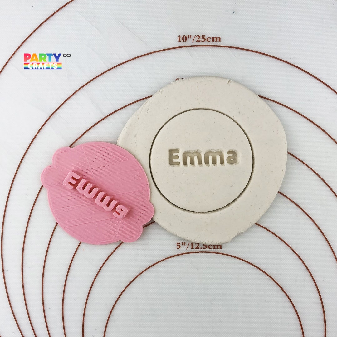 Custom Name Embosser Personalized Your Name Embosser Cookie Stamp