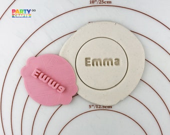Custom name embosser | Personalized your name embosser cookie Stamp Fondant