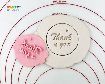 Thank You Cookie Embosser Stamp |