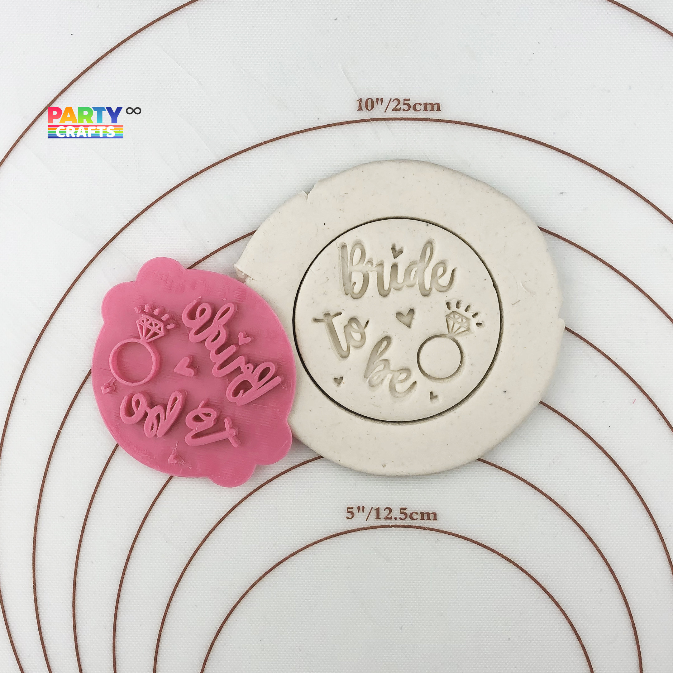 Bride To Be cookie stamp Bride to be Fondant Embosser Etsy